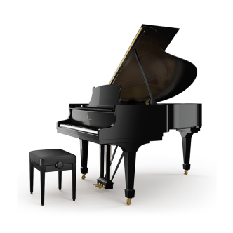 Steinway & Sons A-188 PE Black polished