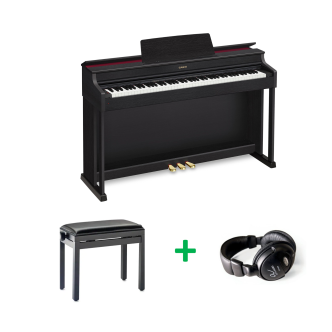 Casio Celviano AP-470 BUNDEL BK Zwart gesatineerd