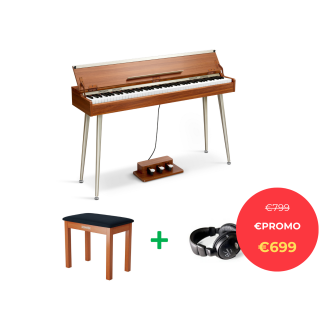 Donner DWP-10 BUNDLE Walnut satin