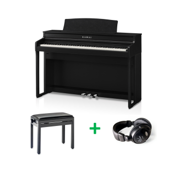 Kawai CA-401 BUNDLE B Black satin