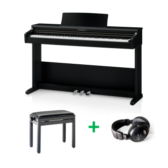 Kawai KDP-75 BUNDLE B Black satin