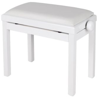 Maene Piano bench Satin White Vinyl