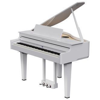 Roland GP6 PWH White polished 