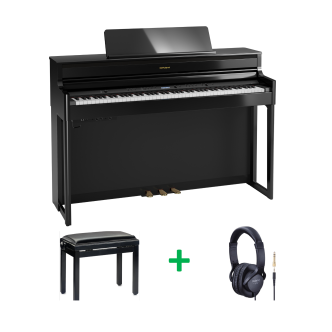 Roland HP704 BUNDLE PE Black polished