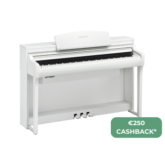 Yamaha Clavinova CSP-255 WH Wit gesatineerd