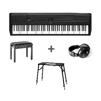 Yamaha P-525 BUNDLE B Black satin