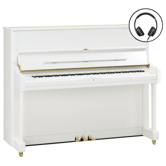 Yamaha U1 SH3 PWH White polished