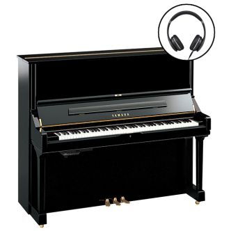 Yamaha U3 SH3 PE Zwart hoogglans