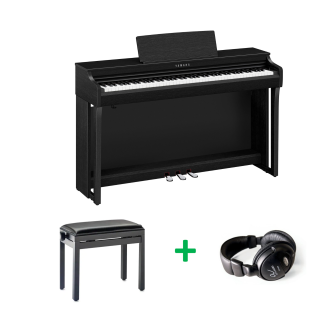 Yamaha Clavinova CLP-825 BUNDLE B Black satin