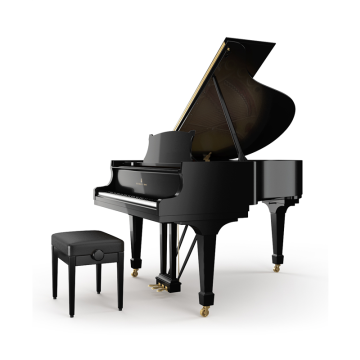 Steinway & Sons M-170 PE Zwart hoogglans