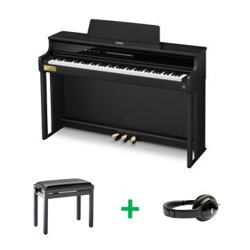 Casio Celviano AP-750 BUNDEL BK Zwart gesatineerd