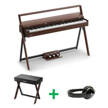 Donner DWP-50 BUNDLE Walnut satin