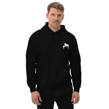 Hoodie I Love Piano - Black XL