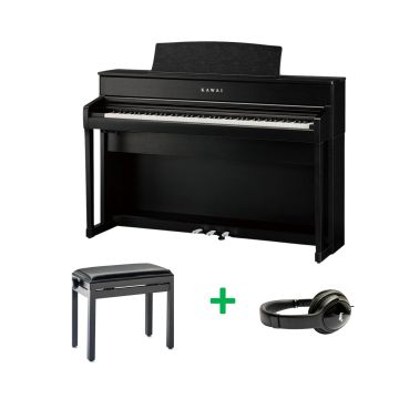 Kawai CA-701 BUNDEL B Zwart gesatineerd