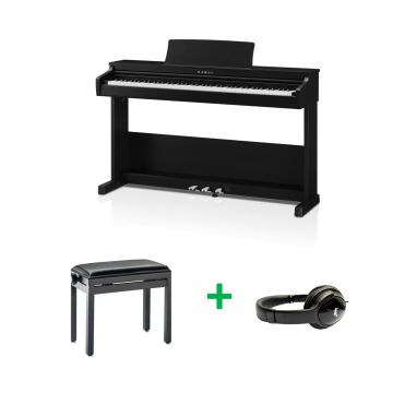 Kawai CX-102 BUNDEL B Zwart gesatineerd