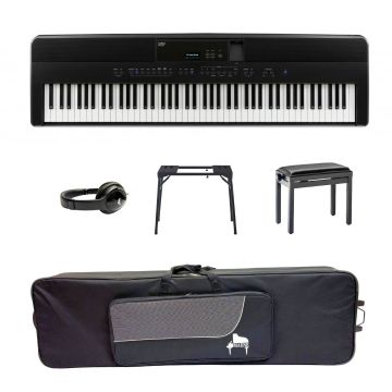 Kawai ES-520 PORTABLE BUNDEL B Zwart gesatineerd