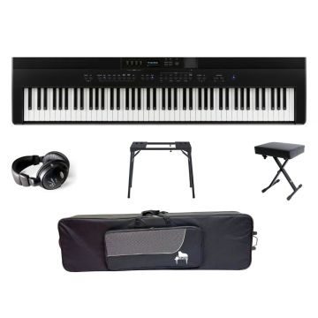 Kawai ES-920 PORTABLE BUNDEL B Zwart gesatineerd