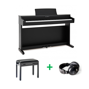 Kawai KDP-120 BUNDLE B Black satin
