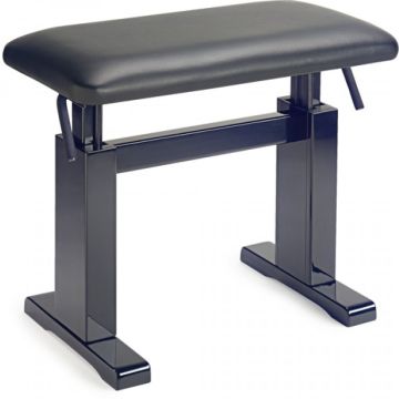 Pianobank Hydraulisch Zwart Hoogglans