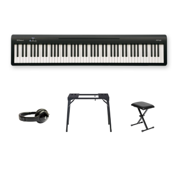 Roland FP-10 BUNDEL BK Zwart gesatineerd