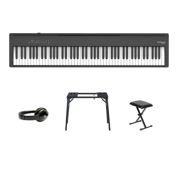 Roland FP-30X BUNDLE BK Black satin