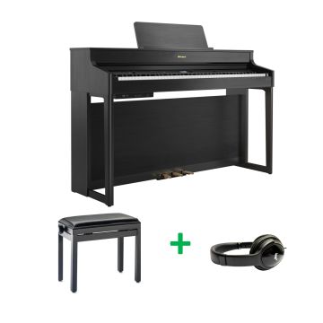 Roland HP702 BUNDEL CH Zwart gesatineerd