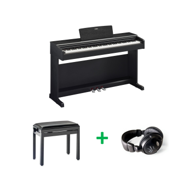 Yamaha Arius YDP-145 BUNDEL B Zwart gesatineerd