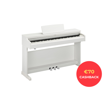 Yamaha Arius YDP-165 WH Wit gesatineerd
