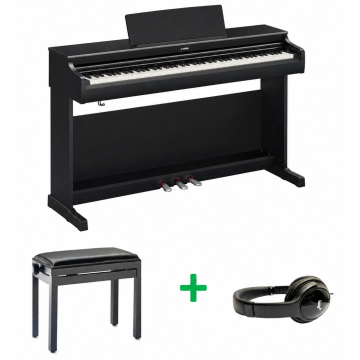 Yamaha Arius YDP-166 BUNDLE B Black satin