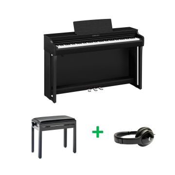 Yamaha Clavinova CLP-825 BUNDEL B Zwart gesatineerd
