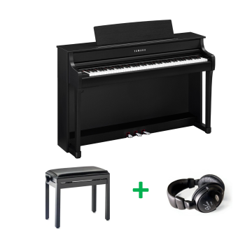 Yamaha Clavinova CLP-845 BUNDLE B Black satin