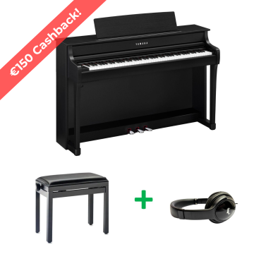 Yamaha Clavinova CLP-845 BUNDLE B Black satin