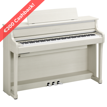 Yamaha Clavinova CLP-875 WB White berch satin