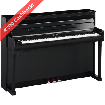 Yamaha Clavinova CLP-885 PE Zwart hoogglans