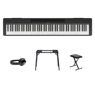 Yamaha P-145BT BUNDLE B Black satin