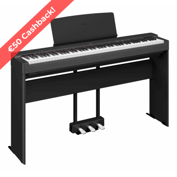 Yamaha P-225 PREMIUM BUNDLE B Black satin