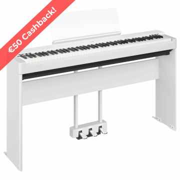 Yamaha P-225 PREMIUM BUNDLE WH White satin