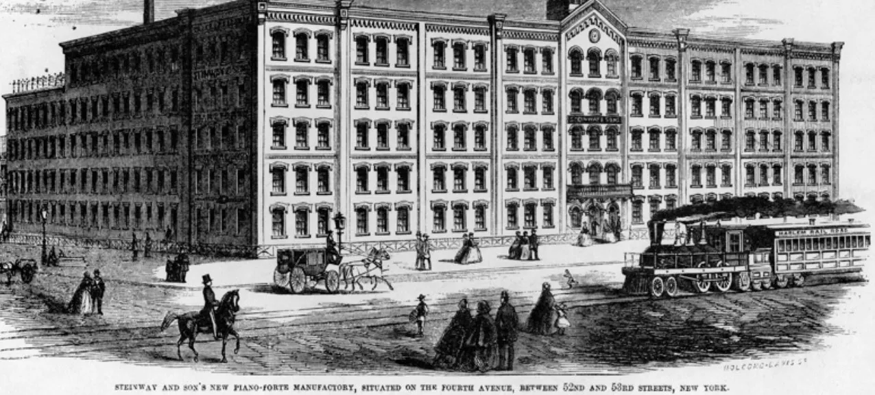 Steinway & Sons history header