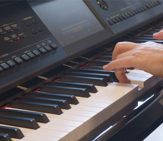Bedieningsscherm Yamaha CVP-809