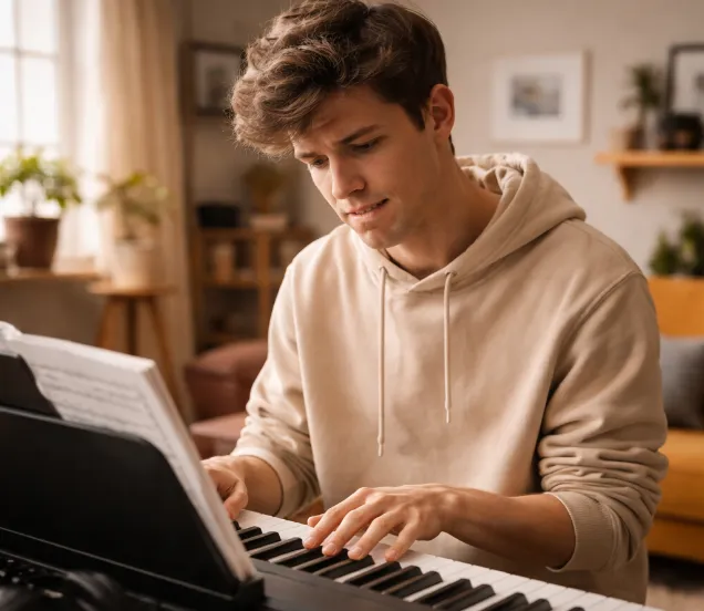 Beginner pianist