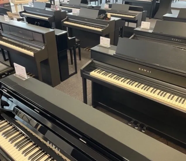 Showroom digital pianos