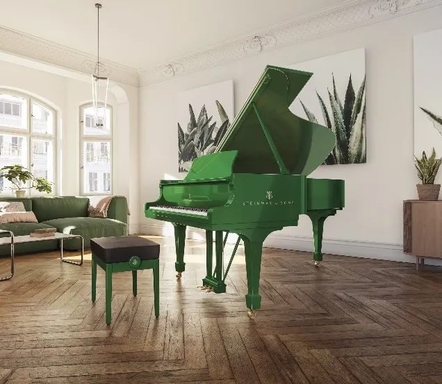 Steinway & Sons Bespoke Green