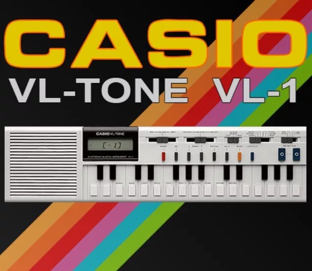 Casio VL1 Calculator - keyboard Pianos Maene
