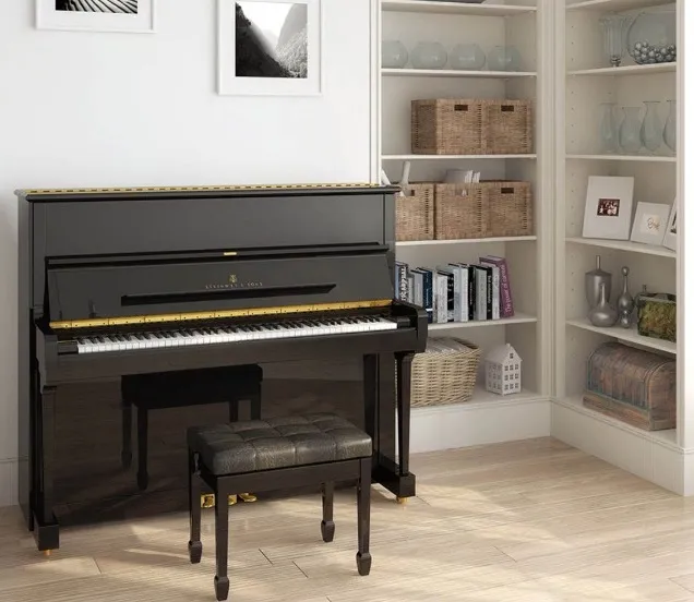 Piano in de woonkamer